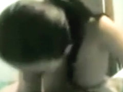 Incredible private blowjob, make-up, big boobs sex scene