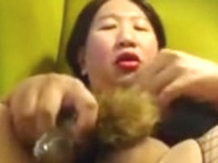 Hongkong crossdresser fuck by metel ass plug 5