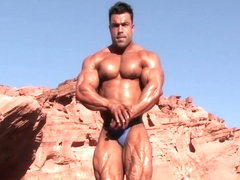 Eduardo C posing outside