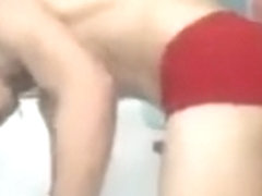 Bathroom sex bareback ficken blasen