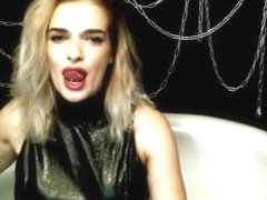 Blonde Busty Shemale and her Amazing Size Cock