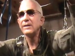 Pilot Geared, suspended, machine fucked and milked