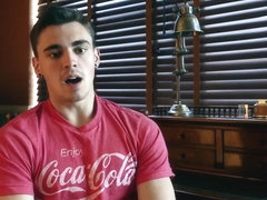 SuburbanBoys' Dylan Farrell jerks off in his first video!