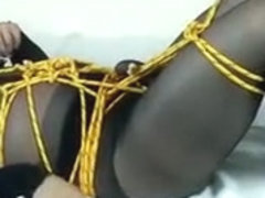 Bondage with pantyhose 5