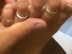 GF- Her long feet and sexy ass