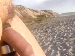 Walking in the Sunset on Blacks beach