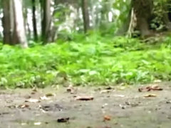 Smart girl Valerie sexy catwalk over snails