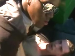 Big white cock fucking deep the muscled