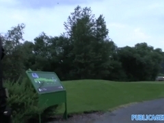 PublicAgent: Moneka is Fucked for punishment on the golf course