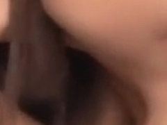 Oriental with large natural titties