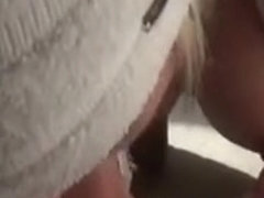 Golden-Haired Gal Screwed On Balcony