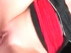 Sexy blonde slut goes crazy