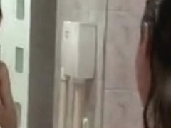 Sensual Ivana washing her hot pussy in the shower