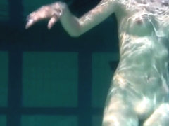 Polcharova Stipping And Enjoying Underwater Swimming