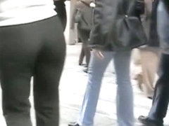 Street and store tight pants voyeur video colletction