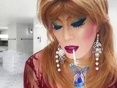 sissy niclo sexy makeup after smoking2