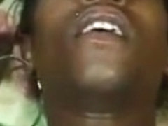 Sexy man fucks black shemale