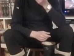 nlboots - editing a dvd in boots & darksome lengthy johns