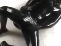 rubber cat wanking