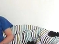 barefoot jerking off