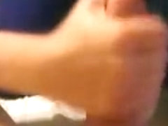 See me as i squeeze out a giant load from his ramrod. Did u like it?
