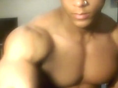 Hot 19-Year Old Muscle God Cums Huge Load