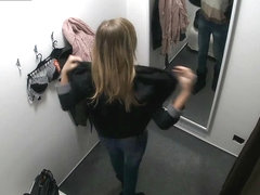 Outstanding Legal Age Teenager Angel Tries Out Underclothing in Underware Store