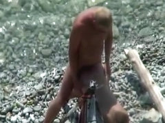 Oral Stimulation-Sex action on the beach