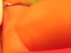 Busty Chick Has A Taste of Herself