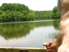 Vibrator Up My Ass at the Lake