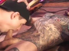 Big cock gay hardcore anal sex with cumshot