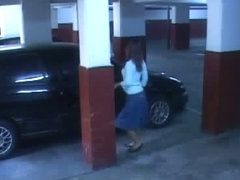 Garage spy fuck