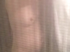 Asian Spy Shower Voyeur Hard Nipples Almost Caught!