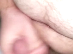 Cumshot in bathroom 07.10.2015