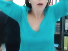 Sophie_B with sex toy in chair