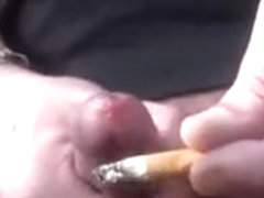 Smoke and wank in the woods