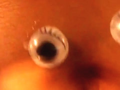 Webcam model goofing around