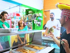 Sexy Hot Dog Stand Bang