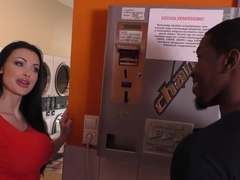 Aletta Ocean does Anal in the laundromat