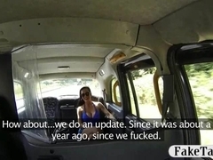 Inked chick with big boobs pussy fucked in a quiet place