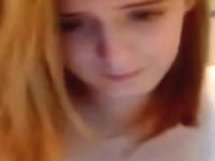 Cutie blonde masturbates on webcam