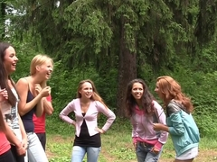 Albina & Hailey Ariana & Felony & Lindsey & Francheska & Angela in outdoors sex video with hot stu.