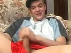 Me masturbating for Jo in gay movie