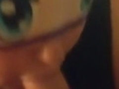 Masked slut sucking and swallowing 3