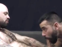 Hairy gay anal sex with cumshot