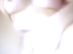 Adorable busty angels reaches big O masturbating on webcam