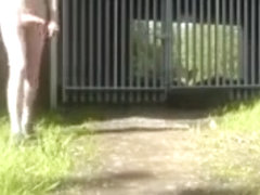 Nude in Public - Long woodland walk