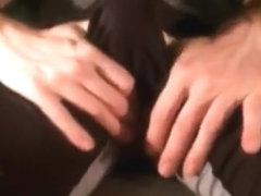 excited jerk-off bulge in underclothing sports gear