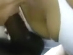 White whore eats pakistani dentist ass