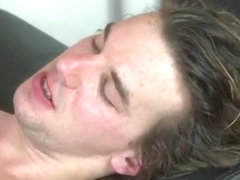 Bareback fucking a skinny pale ass with a big cock